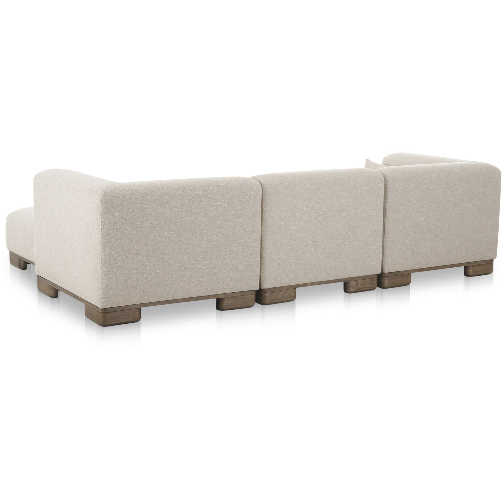 June Beige Modular Sectional, Lounge